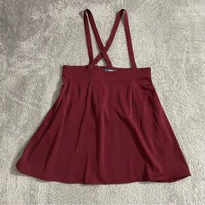 Modcloth Jumper‎ Womens Size 1X Burgundy Stretch Flowy